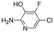 2-AMINO-3-HYDROXY-4-FLUORO-5-CHLOROPYRIDINE Struktur