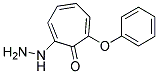 2-HYDRAZINO-7-PHENOXY-2,4,6-CYCLOHEPTATRIEN-1-ONE Struktur