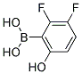 2,3-DIFLUORO-6-HYDROXYPHENYLBORONIC ACID Struktur