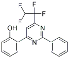 2-(6-(1,1,2,2-TETRAFLUOROETHYL)-2-PHENYLPYRIMIDIN-4-YL)PHENOL Struktur