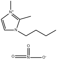 1-BUTYL-2,3-DIMETHYLIMIDAZOLIUM NITRATE Struktur