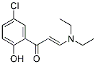 1-(5-CHLORO-2-HYDROXYPHENYL)-3-(DIETHYLAMINO)-2-PROPEN-1-ONE Struktur
