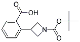 2-(1-(TERT-BUTOXYCARBONYL)AZETIDIN-3-YL)BENZOIC ACID Struktur