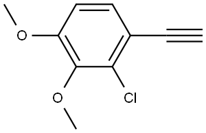 2-CHLORO-1-ETHYNYL-3,4-DIMETHOXY-BENZENE Struktur