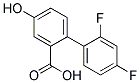 2',4'-DIFLUORO-4-HYDROXY-[1,1'-BIPHENYL]-CARBOXYLIC ACID Struktur
