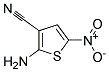 2-amino-3-cyano-5-nitrothiophene Structure