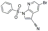 1-PHENYLSULFONYL-5-BROMO-3-CYANO-7-AZAINDOLE Structure