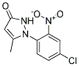 1-(4-CHLORO-2-NITROPHENYL)-5-METHYL-PYRAZOL-3-ONE Struktur
