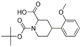 1-(TERT-BUTOXYCARBONYL)-4-(2-METHOXYPHENYL)PIPERIDINE-2-CARBOXYLIC ACID Struktur
