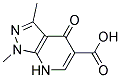 1,3-DIMETHYL-4-OXO-4,7-DIHYDRO-1H-PYRAZOLO[3,4-B]PYRIDINE-5-CARBOXYLIC ACID Struktur
