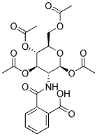 1,3,4,6-TETRA-O-ACETYL-2-(O-CARBOXYBENZAMIDO)-2-DEOXY-BETA-D-GLUCOPYRANOSE Struktur