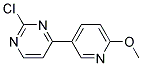 2-Chloro-4-(6-methoxy-pyridin-3-yl)-pyrimidine Struktur