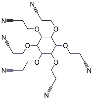 1,2,3,4,5,6-HEXAKIS(2-CYANOETHOXY)CYCLOHEXANE Struktur
