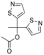 1,1-DI-ISOTHIAZOL-5-YL-ETHYL ACETATE
 Struktur