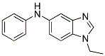 (1-ETHYL-1H-BENZOIMIDAZOL-5-YL)-PHENYL-AMINE Struktur