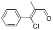 2-methyl-3-chloro-3-phenylacrylaldehyde Struktur