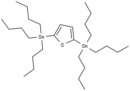 2,5-bis(tributylstannyl)thiophene Struktur