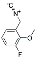 3-FLUORO-2-METHOXYBENZYLISOCYANIDE Struktur