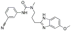N'-(3-CYANOPHENYL)-N-[3-(5-METHOXY-1H-BENZIMIDAZOL-2-YL)PROPYL]-N-METHYLUREA