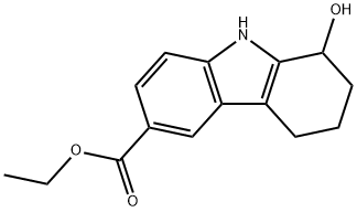 ETHYL 1-HYDROXY-2,3,4,9-TETRAHYDRO-1H-CARBAZOLE-6-CARBOXYLATE Structure
