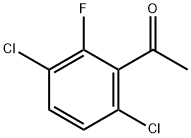 3',6'-DICHLORO-2'-FLUOROACETOPHENONE Struktur
