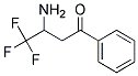 3-AMINO-4,4,4-TRIFLUORO-1-PHENYL-BUTAN-1-ONE Struktur