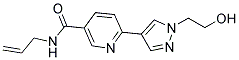 N-ALLYL-6-[1-(2-HYDROXYETHYL)-1H-PYRAZOL-4-YL]NICOTINAMIDE