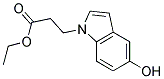 ETHYL 3-(5-HYDROXYINDOLYL)PROPANOATE Struktur