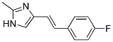 4-[2-(4-FLUORO-PHENYL)-VINYL]-2-METHYL-IMIDAZOLE