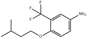 4-(ISOPENTYLOXY)-3-(TRIFLUOROMETHYL)ANILINE Struktur