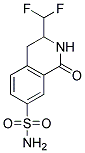 3-DIFLUOROMETHYL-1-OXO-1,2,3,4-TETRAHYDRO-ISOQUINOLINE-7-SULFONIC ACIDAMIDE Struktur