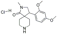 4-(2,4-DIMETHOXYPHENYL)-2-METHYL-2,8-DIAZASPIRO[4.5]DECAN-1-ONE HYDROCHLORIDE Struktur