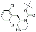 (R)-2-(2,6-DICHLORO-BENZYL)-PIPERAZINE-1-CARBOXYLIC ACID TERT-BUTYL ESTER Struktur
