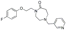 4-[2-(4-FLUOROPHENOXY)ETHYL]-1-(PYRIDIN-3-YLMETHYL)-1,4-DIAZEPAN-5-ONE