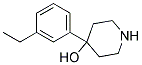 4-(3-ETHYL-PHENYL)-PIPERIDIN-4-OL Struktur