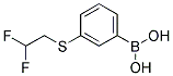 3-(2,2-DIFLUOROETHYLTHIO)-BENZENEBORONIC ACID Struktur