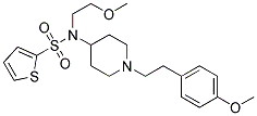 N-(2-METHOXYETHYL)-N-(1-[2-(4-METHOXYPHENYL)ETHYL]PIPERIDIN-4-YL)THIOPHENE-2-SULFONAMIDE