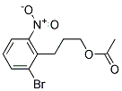 ACETIC ACID 3-(2-BROMO-6-NITRO-PHENYL)-PROPYL ESTER Struktur