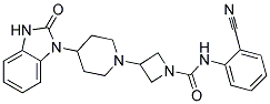 N-(2-CYANOPHENYL)-3-[4-(2-OXO-2,3-DIHYDRO-1H-BENZIMIDAZOL-1-YL)PIPERIDIN-1-YL]AZETIDINE-1-CARBOXAMIDE