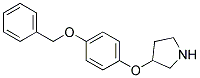 3-[4-(BENZYLOXY)PHENOXY]PYRROLIDINE Structure