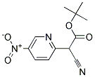 TERT-BUTYL CYANO(5-NITROPYRIDIN-2-YL)ACETATE Struktur