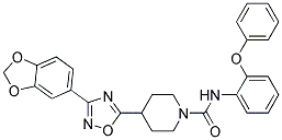 4-[3-(1,3-BENZODIOXOL-5-YL)-1,2,4-OXADIAZOL-5-YL]-N-(2-PHENOXYPHENYL)PIPERIDINE-1-CARBOXAMIDE