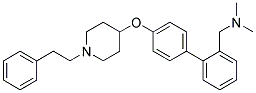 N,N-DIMETHYL-1-(4'-([1-(2-PHENYLETHYL)PIPERIDIN-4-YL]OXY)BIPHENYL-2-YL)METHANAMINE