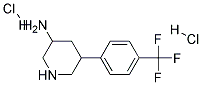 5-(4-(TRIFLUOROMETHYL)PHENYL)PIPERIDIN-3-AMINE DIHYDROCHLORIDE Struktur