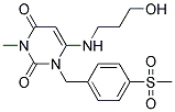 6-[(3-HYDROXYPROPYL)AMINO]-3-METHYL-1-[4-(METHYLSULFONYL)BENZYL]PYRIMIDINE-2,4(1H,3H)-DIONE