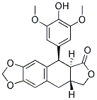 (5R,5AR,8AR)-5-(4-HYDROXY-3,5-DIMETHOXY-PHENYL)-5,8,8A,9-TETRAHYDRO-5AH-FURO[3',4':6,7]NAPHTHO[2,3-D][1,3]DIOXOL-6-ONE Structure