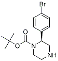 (S)-2-(4-BROMO-PHENYL)-PIPERAZINE-1-CARBOXYLIC ACID TERT-BUTYL ESTER Structure