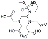 [S-METHANETHIOSULFONYLCYSTEAMINYL]ETHYLENEDIAMINE-N,N,N',N'-TETRAACETIC ACID Struktur