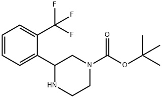3-(2-TRIFLUOROMETHYL-PHENYL)-PIPERAZINE-1-CARBOXYLIC ACID TERT-BUTYL ESTER|3-(2-TRIFLUOROMETHYL-PHENYL)-PIPERAZINE-1-CARBOXYLIC ACID TERT-BUTYL ESTER