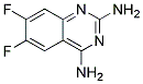 6,7-DIFLUORO-QUINAZOLINE-2,4-DIAMINE Struktur